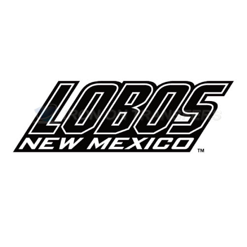 New Mexico Lobos Logo T-shirts Iron On Transfers N5424